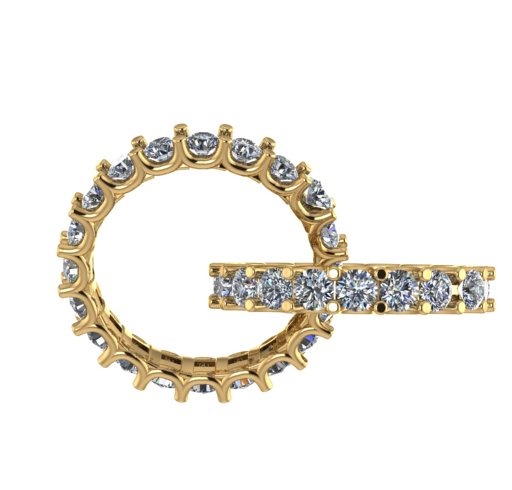 Eternity band 4.0ct total