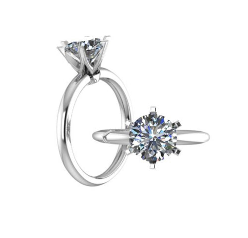 2ct Round solitaire